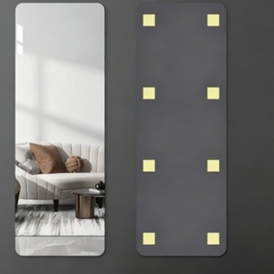 <span class=keywords><strong>Espejo</strong></span> Acrílico Autoadhesivo HD, Irrompible, Flexible, de Plástico Suave, Sin Cristal, para Montar en la Pared, Lámina de <span class=keywords><strong>Espejo</strong></span> de Cuerpo Entero - Product Image 5