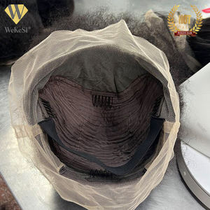 Natural Color 18 Inch 250% Density <strong>Afro</strong> Curly Human Hair Transparent 360 Lace Frontal <strong>Wigs</strong> <strong>Afro</strong> Curly Bob <strong>Wigs</strong> for Black Women - Product Image 3