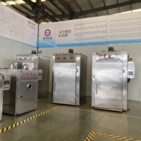 Saucisse de poisson de viande à grande échelle commerciale en acier inoxydable fumoir fumoir