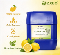 Huile de citron multi-usage 100% pure pressée à froid pour massage, soins de la peau, fabrication de savon, aromathérapie, diffuseur, parfum naturel d'agrumes, en vrac