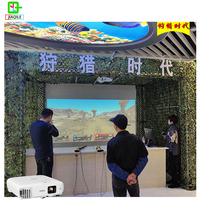 Champ de tir intérieur vr expérience de simulateur de tir jeu de projecteur mural interactif formation au tir multijoueur