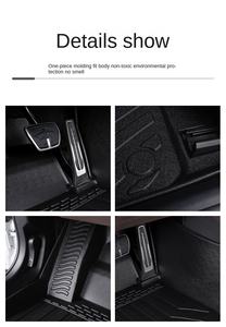Offre Spéciale tapis de pied en cuir TPE 5D ensemble complet tapis de sol tapis arrière pour divers véhicules, y compris siège pour Tesla Y Audi A4 HRV A3 - Product Image 6
