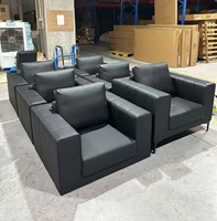 Moderne Büromöbel Stuhl 1+1+3-Sitzer Sofa für Büroräume Fabrik Großhandel Günstige Geschäfts-Empfangsmöbel