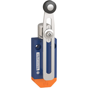 Interruptor de Límite Inalámbrico XCMW145 con Palanca de Rodillo de Plástico Ajustable, Serie Estándar XC, Francia - Product Image 1