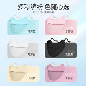 Vede 3D <b>Sunscreen</b> Mask Breathable Washable Unisex Face Protection Summer UV Shield - Product Image 4