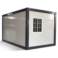 WELLCAMP Casa Contenedor Modular Prefabricada de Acero de 20 y 40 pies, de Instalación Rápida, Portátil, para Oficina, Dormitorio o Baño