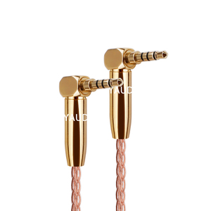 Hifi 90 grados 3,5mm <span class=keywords><strong>TRRS</strong></span> 4 polos Aux Cable Audio estéreo Hifi Audio Cable de conexión de coche Audio 3,5mm macho a 3,5mm macho - Product Image 2