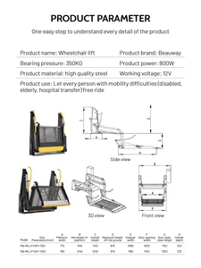 Monte-personne pour fauteuil roulant à installation rapide pour les mini-fourgonnettes - Product Image 3