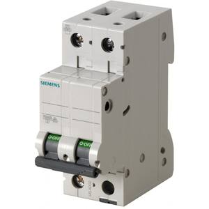 Interruptor Automático Miniatura Siemens 25A 4.5kA 230V 5SL35257 Curva C Montaje Modular - Product Image 1