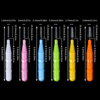 Consommables dentaires écologiques, brosses interdentaires avec poils en nylon et manche en plastique pour le nettoyage et l'entretien de l'hygiène bucco-dentaire