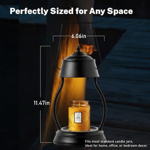 Lámpara Calentadora de Velas Eléctrica con Interruptor Regulable, Compatible con Velas en Frascos Grandes - Product Image 3