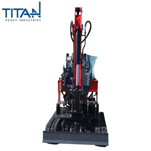 China famosa Mini excavadora sobre orugas TE08 0.8ton equipo de construcción mejor precio envío gratis motor de bomba de cubo