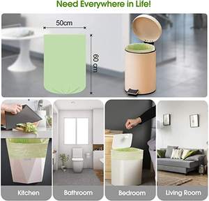 Bolsas de Basura de Polipropileno de Alta Calidad, 100% Biodegradables, Bolsas de Plástico Ecológicas en Rollo - Product Image 6