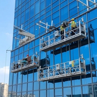 Plateforme en aluminium galvanisé ZLP630 ZLP800 ZLP1000, capacité de levage de 630, 800, 1000 kg, hauteur de levage supérieure à 10 m, solution globale pour la construction