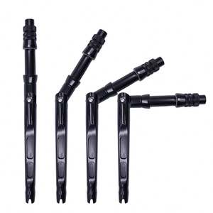 Caña de Pescar para Barco de Pesca Mayor, Tamaño del Mango 2 #   4 #   Componente de Caña de Pescar de Alta Resistencia, Recto y Curvo, Ajustable - Product Image 2