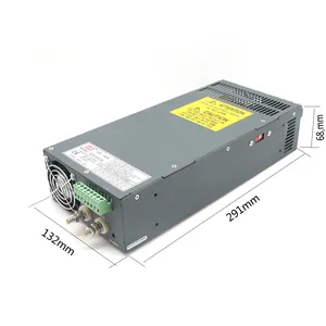 औद्योगिक प्रकाश के लिए SCN-600-12 गर्म बिक्री रिमोट कंट्रोल 600 डब्ल्यू 12 वी डीसी बिजली आपूर्ति इकाई