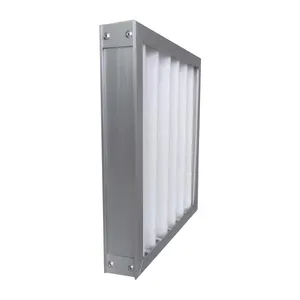 Moderately Efficient Panel G4 Air Filter Pleated Paper Frame Pre Filter Ac Furnace Air Filter Customized MERV 8 MERV11