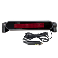 Señal de pantalla LED programable para coche, Control remoto, 7*50 píxeles, mensajes de desplazamiento, vehículo, Taxi, coche, señal LED, pantalla LED para coche de 12V