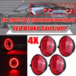 4 Luces Traseras LED para Automóvil, Luces de Freno, Luces de Parada, para Chevrolet Corvette C6 Coupé 2005-2013, Accesorios para Automóvil - Product Image 1