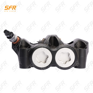 Étriers <span class=keywords><strong>de</strong></span> <span class=keywords><strong>frein</strong></span> électriques Tasko pour moto, avant, grands, radiaux, à double piston, pompe <span class=keywords><strong>de</strong></span> <span class=keywords><strong>frein</strong></span> modifiée en alliage d'aluminium noir, compatibles avec - Product Image 3