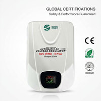 Estabilizador AVR SZDQ TVR 220V 0.5kVA 1kVA 2kVA 3kVA 5kVA Monofásico 6kA MCB 100% Cobre Servo ±3% para Aire Acondicionado y Refrigerador Doméstico