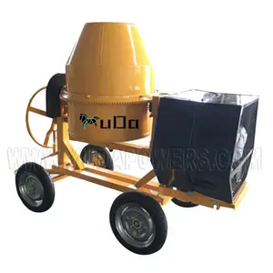 Sıcak satış taşınabilir beton karıştırma makinesi benzinli Motor dizel Motor veya 4 tekerlekli elektrikli Motor tarafından desteklenmektedir
