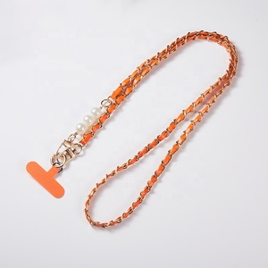 Cordón para Teléfono con Correa Metálica y Cadena de Perlas, Estilo Fragancia, Envío Rápido, <span class=keywords><strong>Precio</strong></span> de Fábrica, En Stock - Product Image 3