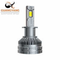 Ampoules LED de voiture style N2 H3 LED 6500K 11000 lumens par jeu avec puces 3570 pour l'éclairage automobile