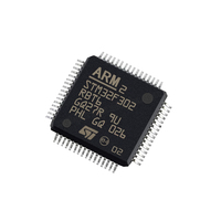 Chip asli komponen elektron Stm32f302 Stm32f Mcu 32bit 128kb Flash 64 Lqfp Stm32f302rbt6
