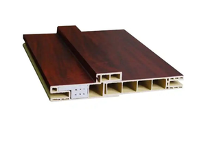 WPC khung cửa architrave đầy đủ WPC cấu trúc nguyên liệu hoàn thành tùy chỉnh chiều dài phong cách hoàn thành A/B/C/E loại PVC - Product Image 2