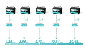 Lithium Battery 12V 200AH Solar Energy Storage Battery For RV Marine Forklift