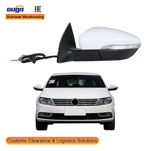 GUGO 3C8857507AP9B9 3C8857508AP9B9 Rétroviseur latéral électrique pliable avec éclairage <span class=keywords><strong>de</strong></span> courtoisie pour Volkswagen CC 2010-2018 - Product Image 1