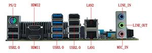 Placa Base ELSKY EM6000 con CPU Zhaoxin KX6000 de 16NM, Serie Completa, 2*HDMI 4K 30Hz - Product Image 2