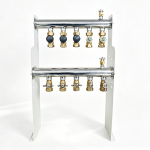 Colector de Control de Zona Inteligente GHSYS5p de 5 Puertos para Calefacción por Suelo Radiante, Sistema de Calefacción Hidrónica por Suelo Radiante - Product Image 1