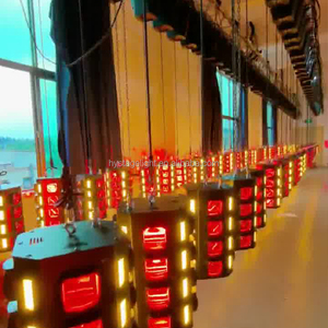 16pcs nâng <span class=keywords><strong>sharp</strong></span>-flash bát giác lăng kính RGB LED động ánh sáng cho sân khấu và các sự kiện - Product Image 3