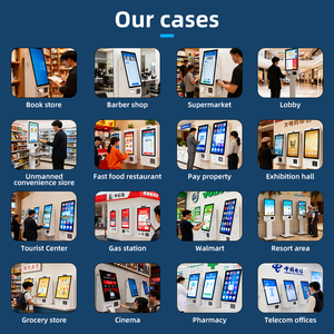 Kiosco de Pago de <span class=keywords><strong>Autoservicio</strong></span> Vertical de 21.5/24/27/32 Pulgadas con Pantalla Táctil, Carcasa Metálica Intel I5, SDK, Estilo <span class=keywords><strong>McDonald</strong></span>'s - Product Image 5
