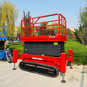 4m 6M 8M 10m 12M <span class=keywords><strong>14m</strong></span> tải trọng 320kg tự hành theo dõi bánh xích di động nâng nền tảng làm việc trên không - Product Image 4