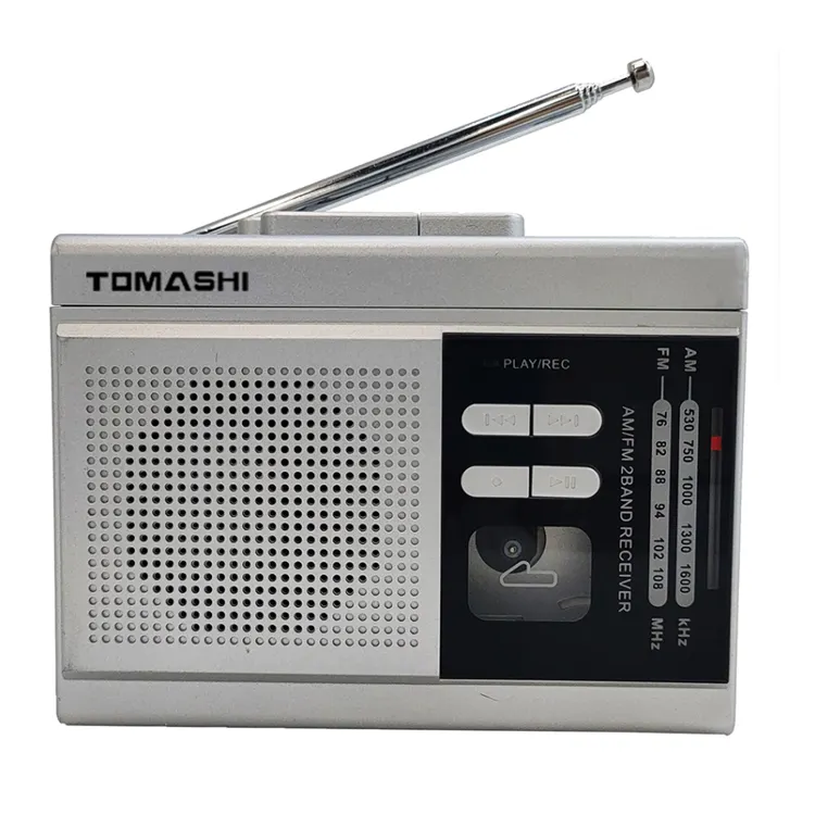 Học Ngôn Ngữ Tin Tức Âm Nhạc Chuyển Đổi Băng Sang Máy Ghi Âm MP3 FM AM Radio-Built-In Loa Microphone Walkman Cassette Player