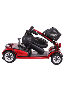 Patinete eléctrico PE0602 ew75 para personas con movilidad reducida, scooter plegable de color rojo - Product Image 4