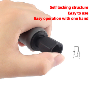 Schnell kupplungs schlauch Pneumatischer Kunststoffs tahl C-Typ Selbstsicher nder Luft schlauch Schnell kupplung Pneumatische Kupplungen Schnell kupplung - Product Image 6