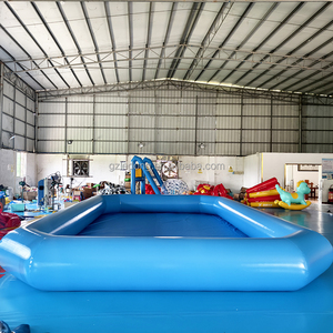 Piscina inflable de verano, tamaño familiar, sobre el suelo, triple capa, PVC, antideslizante, piscina de seguridad, configuración rápida - Product Image 2