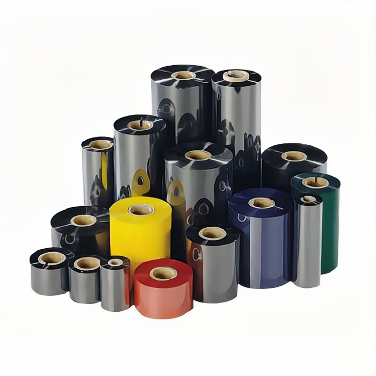 Термотрансферная лента 110 мм * 300 м Цвет Красный Белый Черный Печать Премиум восковая Смола штрих-код Ttr Tto чернила этикетки лента принтера