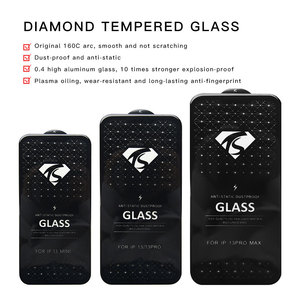 อุปกรณ์ป้องกันหน้าจอกระจกนิรภัยกันกระแทก0.4มม. ใสสำหรับ iPhone 14 16 15 PRO MAX 13 12อุปกรณ์เสริมโทรศัพท์ป้องกันการกระแทก3D เรเดียน - Product Image 4