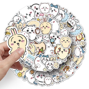 500 Chiikawa Graffiti Stickers Grensoverschrijdende Cartoon Schattige GiiKawa Decoratie Waterbeker Kleine Mochi Adhesieve Synthetisch Papier 1 - Product Image 4