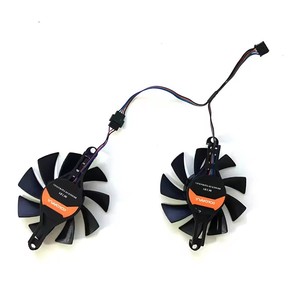 NUEVO 2PCS 85MM Ventilador de refrigeración GPU Cooler Ventilador de tarjeta gráfica para AMD Jieshuo 51riscRX 6600M <span class=keywords><strong>RX6600M</strong></span> Para MLLSE RX 580 8GB Gaming Fans - Product Image 3