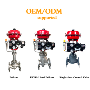 Van điều khiển một chỗ ngồi bằng khí nén 3/4-16 inch với bộ định vị van giảm áp wcb/<span class=keywords><strong>cf8</strong></span>/316 - Product Image 2