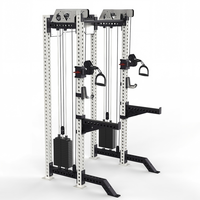 Appareil d'entraînement multifonctionnel commercial avec poulies haute et basse pour exercices de tirage, équipement de musculation à câble pour salle de sport
