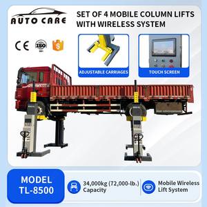 Palan électrique mobile sans fil de 34 tonnes à 4 colonnes pour camions et bus, élévateur hydraulique à quatre montants pour voitures et camions avec certification CE - Product Image 2