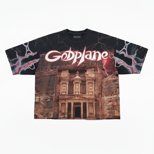 T-<span class=keywords><strong>shirt</strong></span> en coton vintage lavé, imprimé numérique, coupe ample, style streetwear, avec motif de <span class=keywords><strong>site</strong></span> historique en sublimation intégrale - Product Image 5