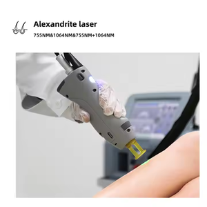 Machine d'épilation au laser Alexandrite haute puissance, stationnaire, commerciale, 755 nm 1064 nm, laser Nd Yag à impulsions longues - Product Image 6